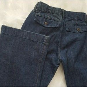 Y2K JEANS WIDE LEG DENIM PANTS SIZE 0 INSEAM 32"